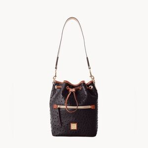 NWT Dooney & Bourke Ostrich Drawstring
